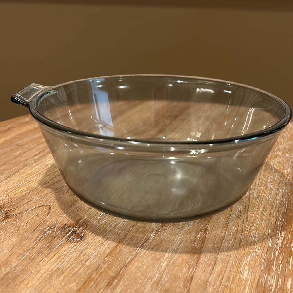 Vintage Pyrex Flameware Blue Bowl. 833-B